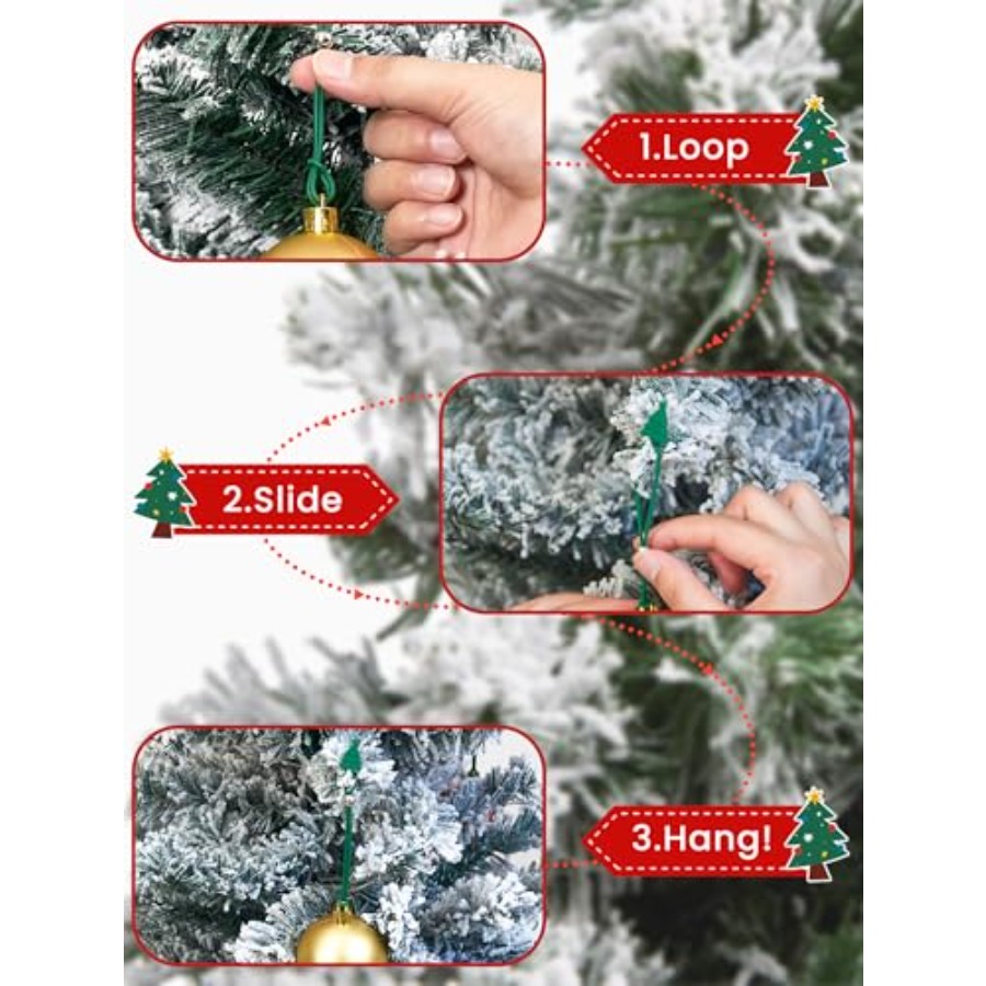 30pcs Christmas Ornament Hooks - Christmas Stocking Hanging recensione e prezzo