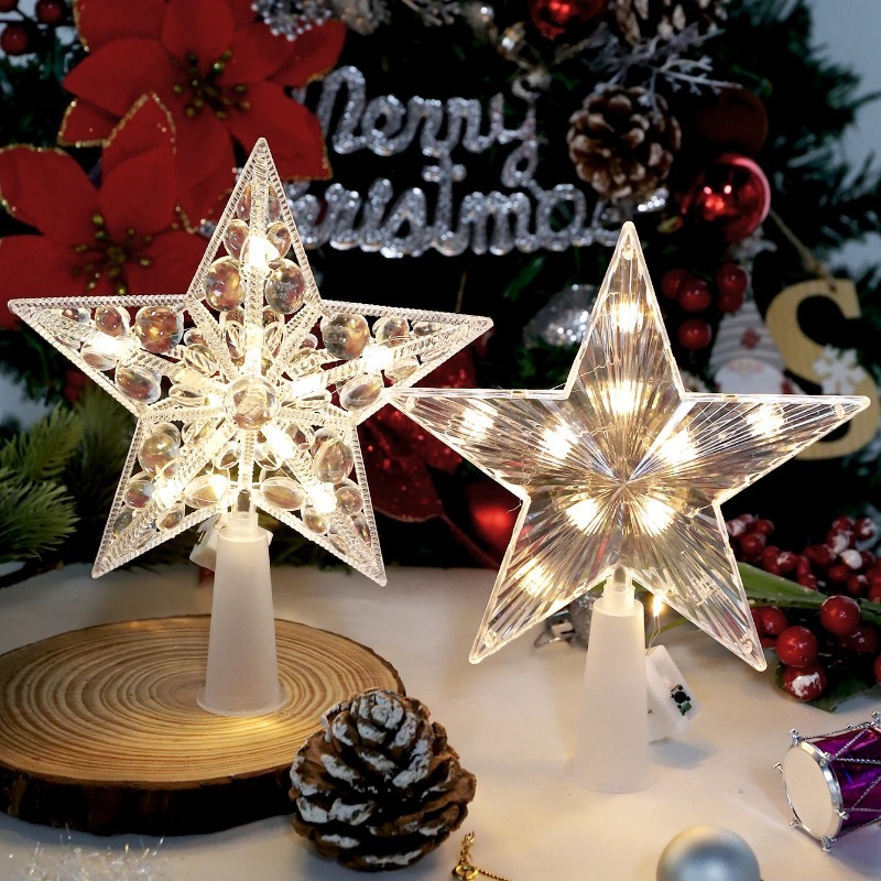 15cm Christmas Decoration Glow - Star Tree Topper recensione e prezzo