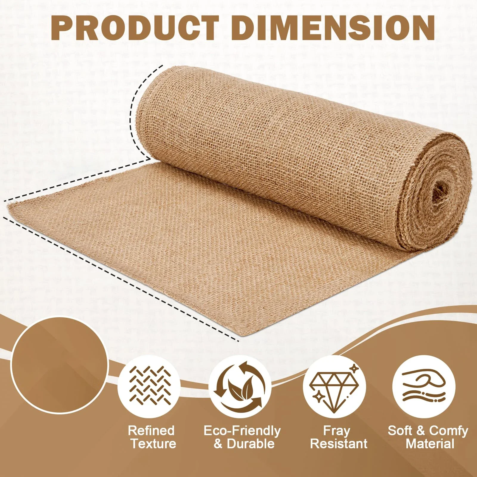 New Desig Beige Burlap Roll 30 - Christmas Table Runner recensione e prezzo