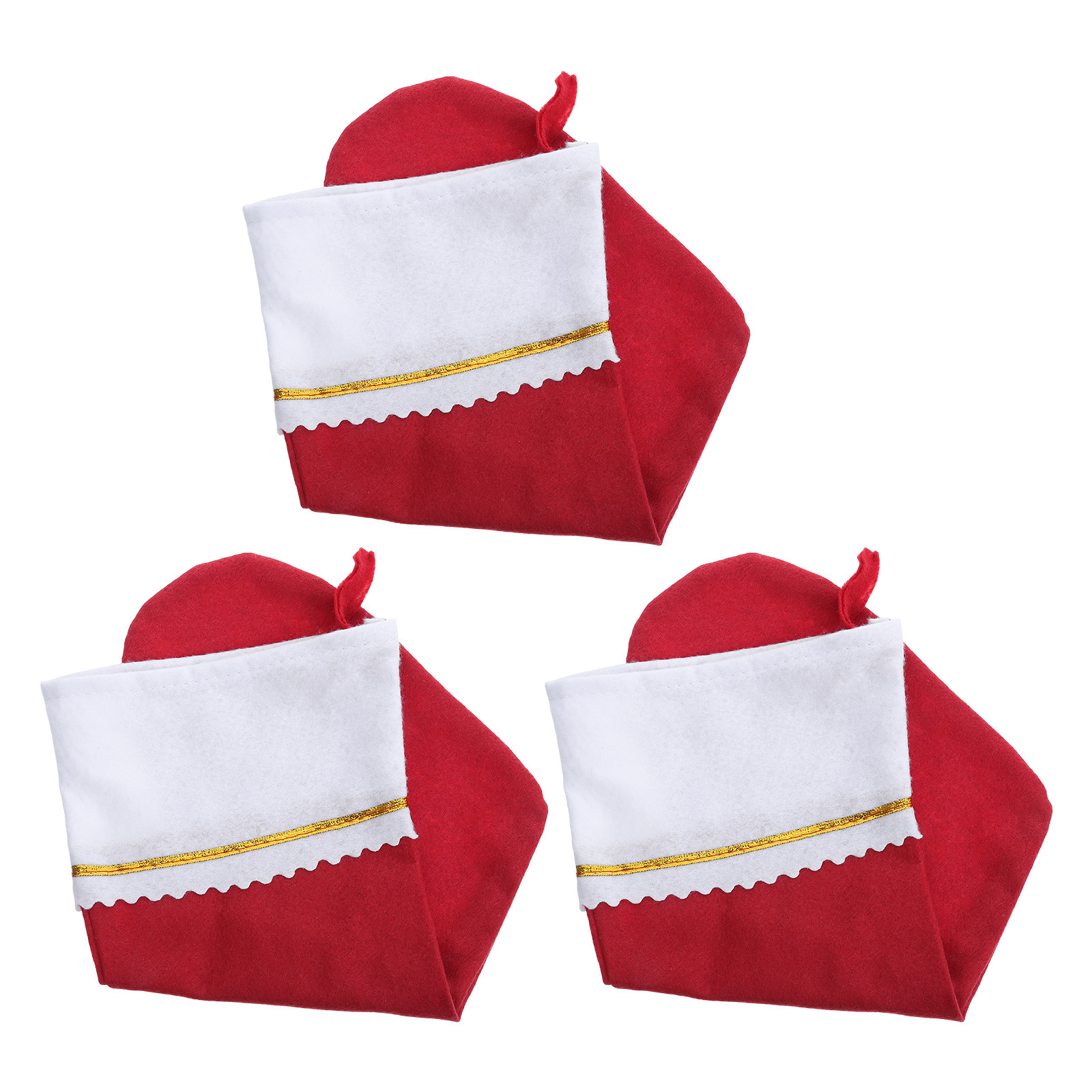 3Pcs Large Red and White Felt  - Christmas Stocking Hanging recensione e prezzo