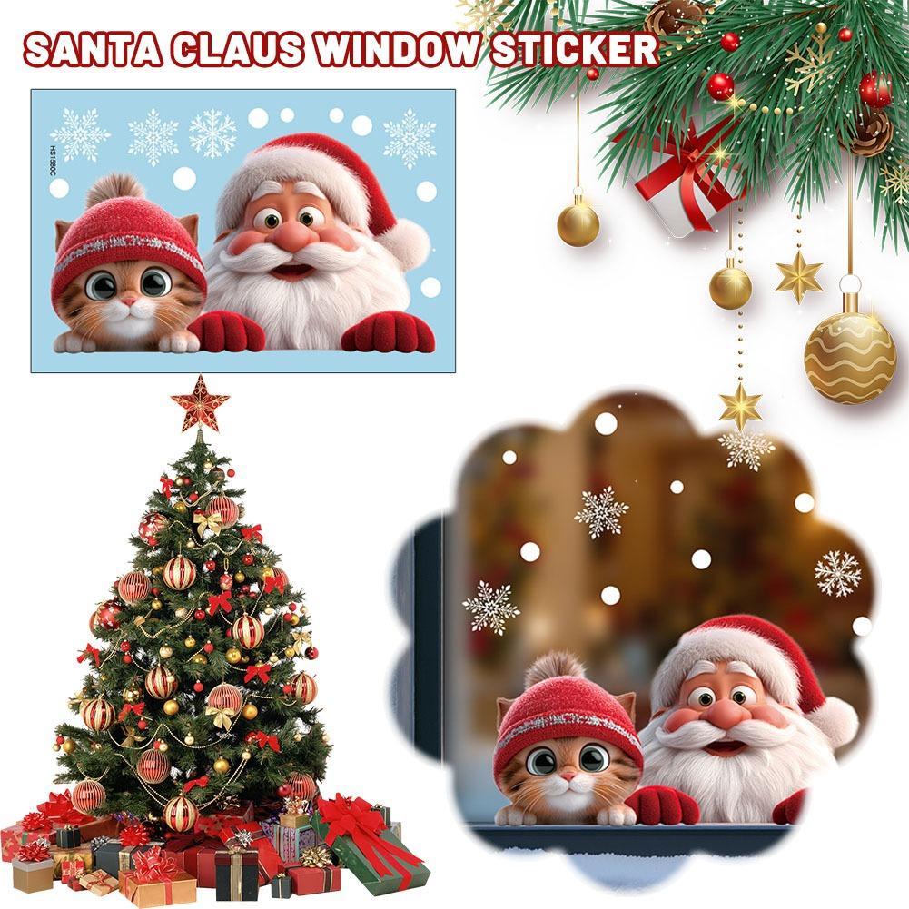 2pcs Christmas Window Clings S - Snowflake Window Decal recensione e prezzo