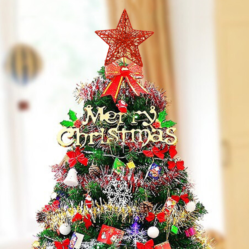 1pc Gold/Silver/Red/Blue Glitt - Star Tree Topper recensione e prezzo