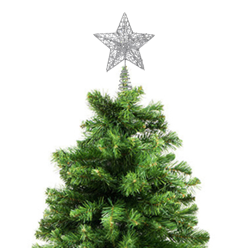 1pc Gold/Silver/Red/Blue Glitt - Star Tree Topper recensione e prezzo