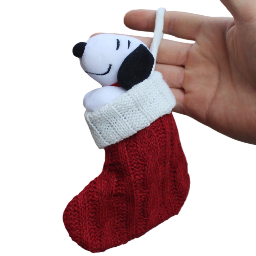 6piece 15CM Peanuts Christmas  - Christmas Stocking Hanging recensione e prezzo
