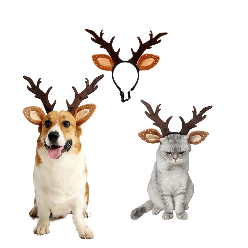 Dogs Headbands Deer Costume Ha - Reindeer Antlers Headband recensione e prezzo