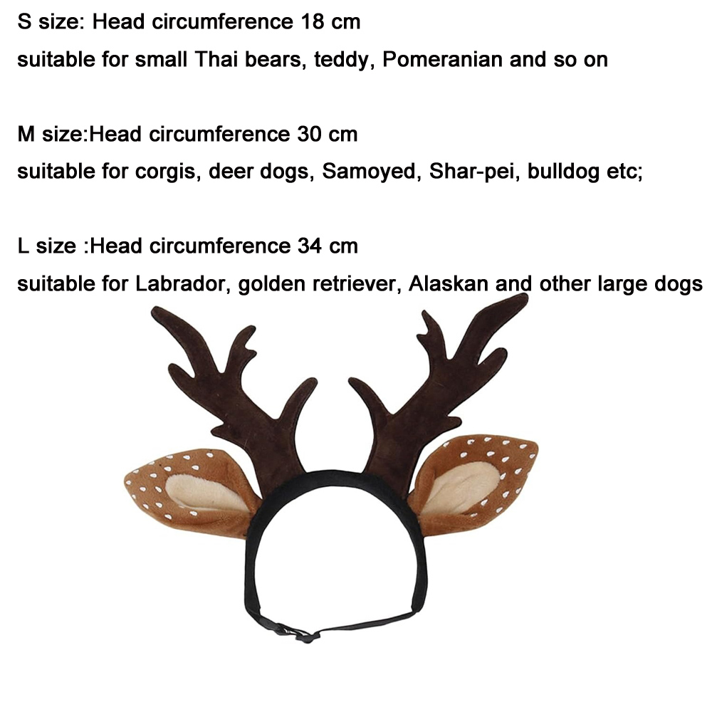 Dogs Headbands Deer Costume Ha - Reindeer Antlers Headband recensione e prezzo