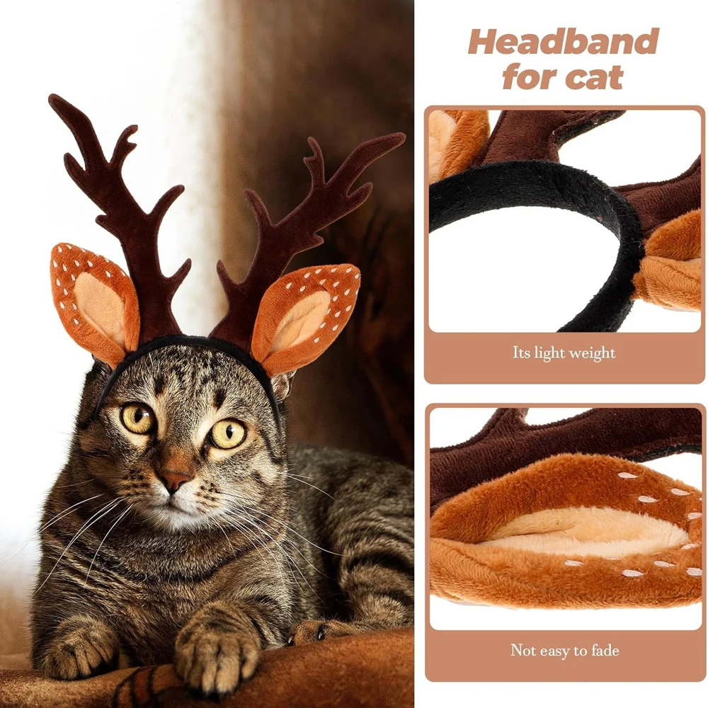 Dogs Headbands Deer Costume Ha - Reindeer Antlers Headband recensione e prezzo
