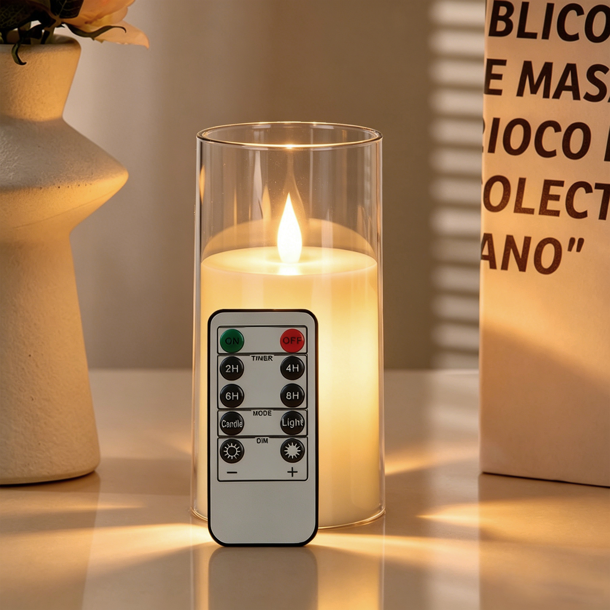 3-Piece LED Flame-Free Candle  - Holiday Candle Set recensione e prezzo