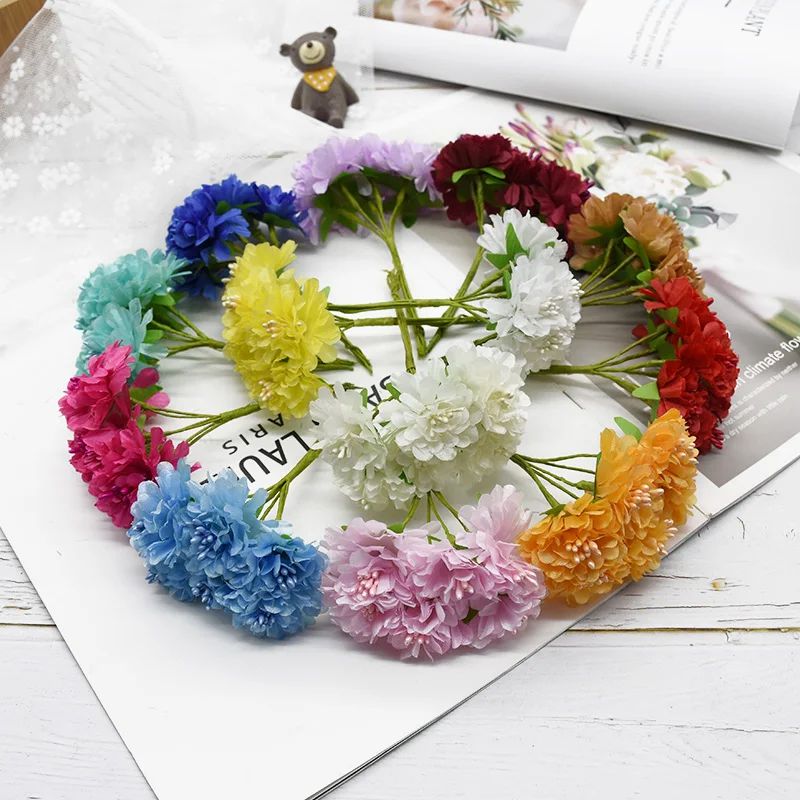 Silk Carnation Artificial Flow - Christmas Wreath Fake recensione e prezzo