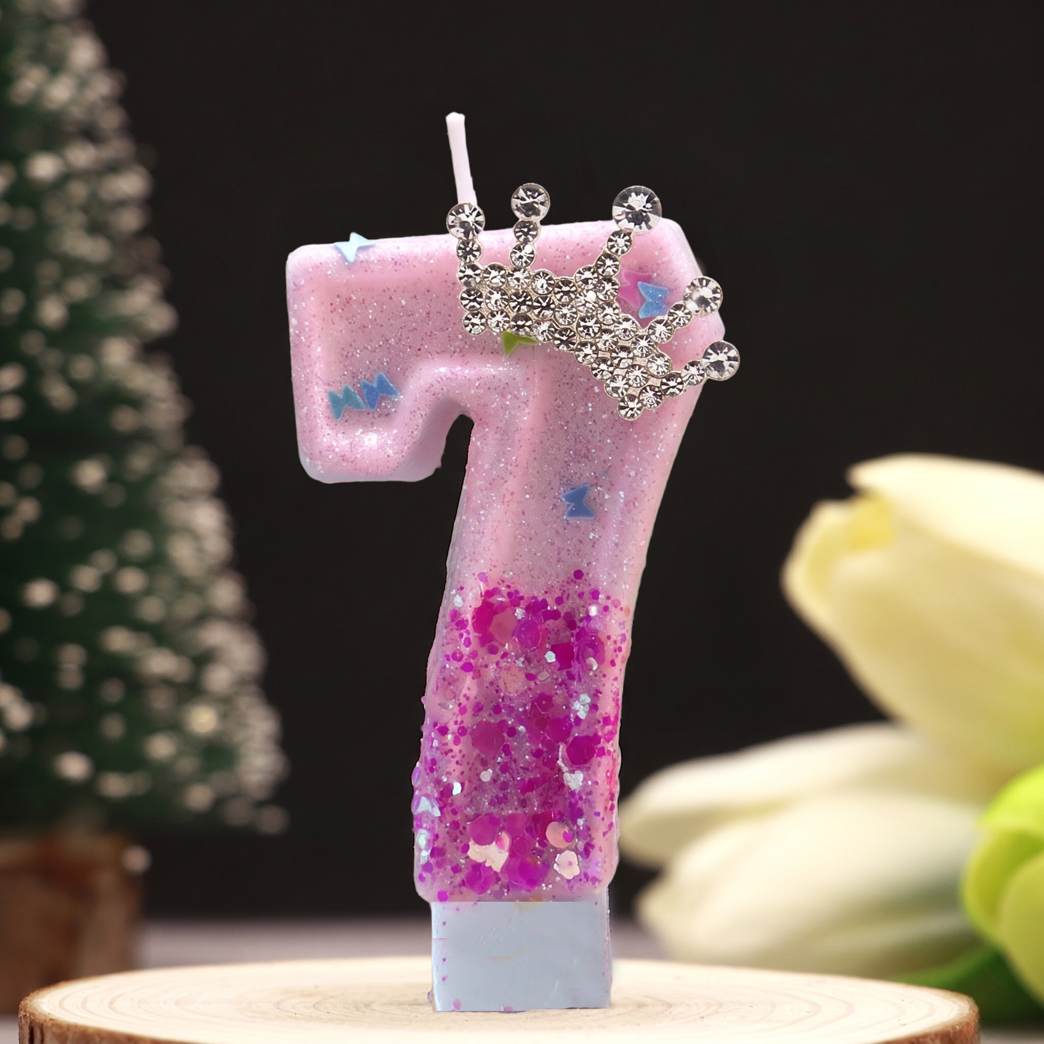 Pink Rose Red Sequins Dual Col - Holiday Candle Set recensione e prezzo