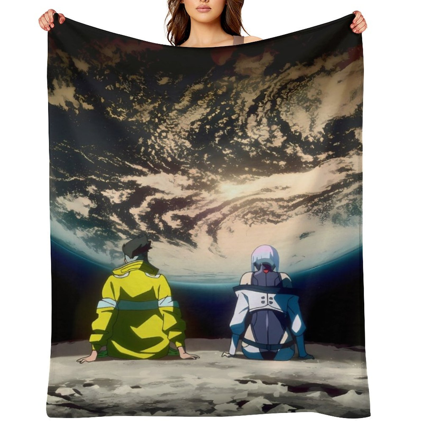 Cyberpunk EdgeRunners Moon Luc - Christmas Throw Blanket recensione e prezzo