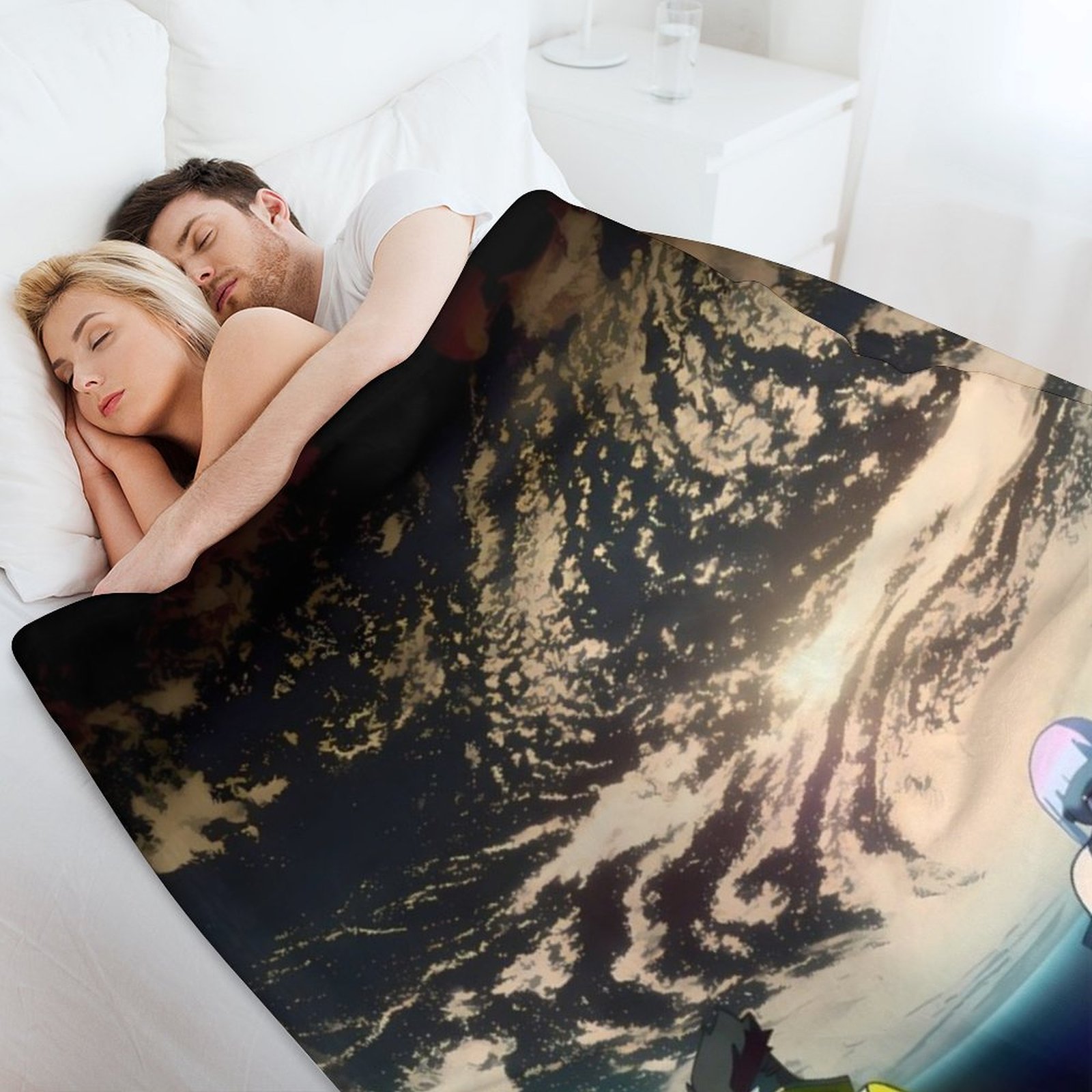 Cyberpunk EdgeRunners Moon Luc - Christmas Throw Blanket recensione e prezzo