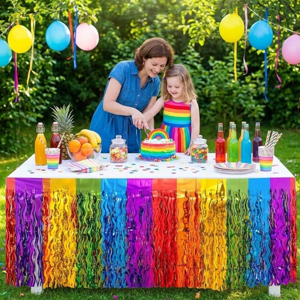 2Pack Rainbow Wavy Metallic Ti - Tinsel Garland Decoration recensione e prezzo