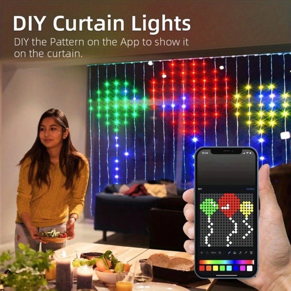 Smart Curtain Lights LED RGB S - Led Fairy String Lights recensione e prezzo