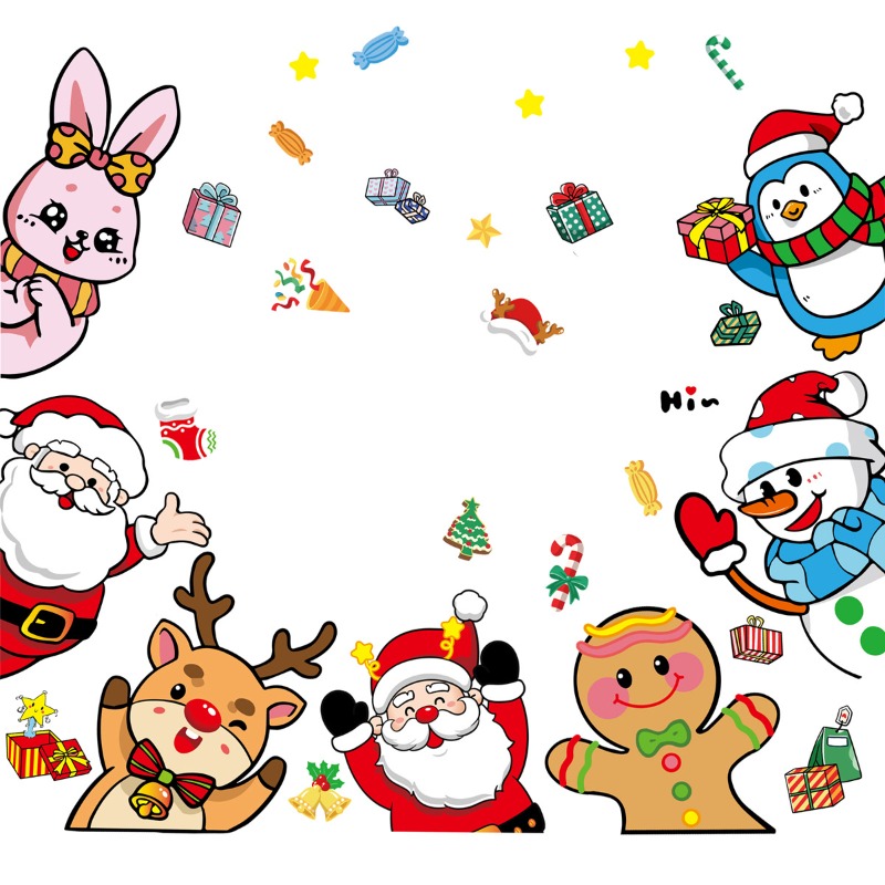 2025 Christmas Decorative Glas - Snowflake Window Decal recensione e prezzo