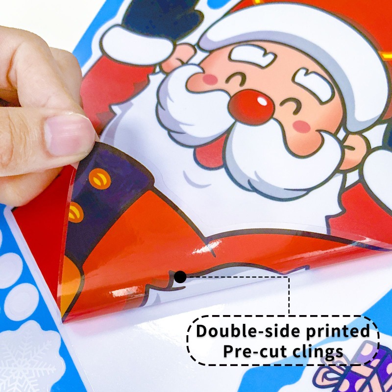 2025 Christmas Decorative Glas - Snowflake Window Decal recensione e prezzo